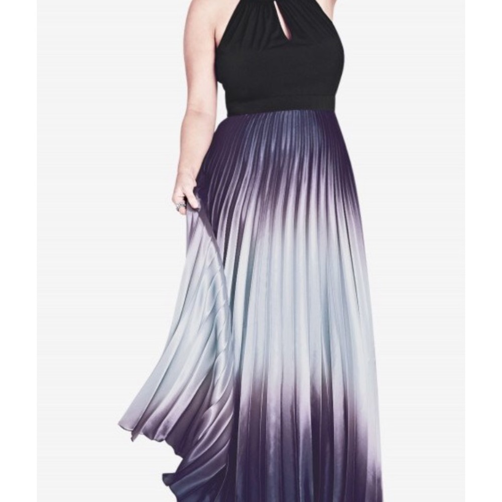City Chic Silver Siren Maxi - Excellent Condition